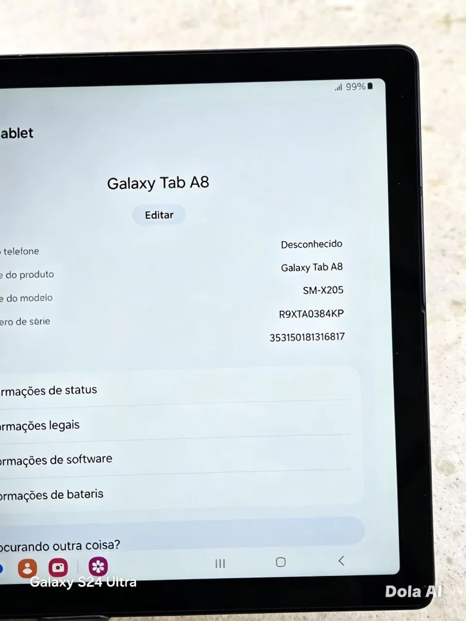 Tablet Samsung A8 4Ram 64Gb, Tela 10.5 - Foto 2
