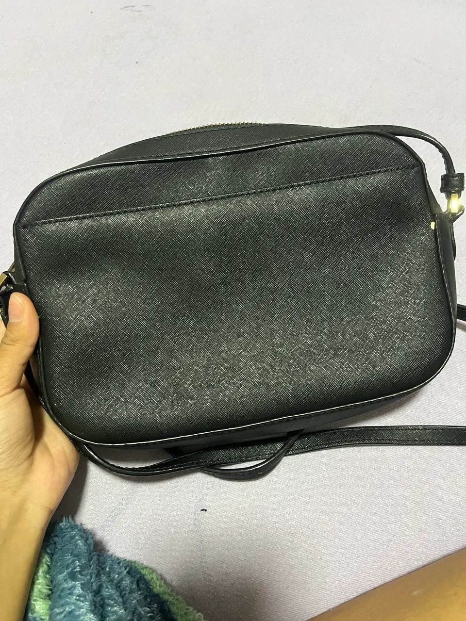 Michael Kors Original - Crossbody Jet Set Preta Couro Saffiano - Foto 5