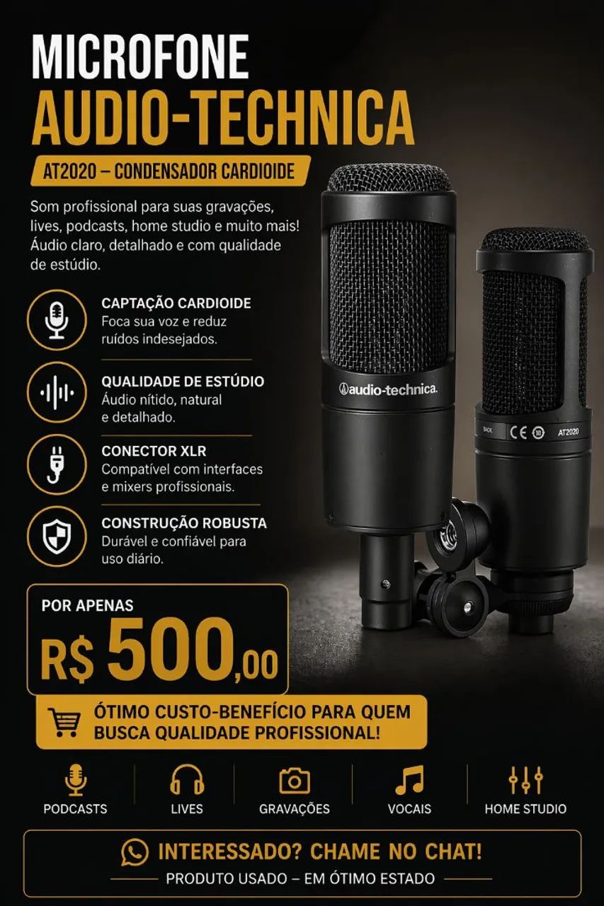 MICROFONE ORIGINAL 
