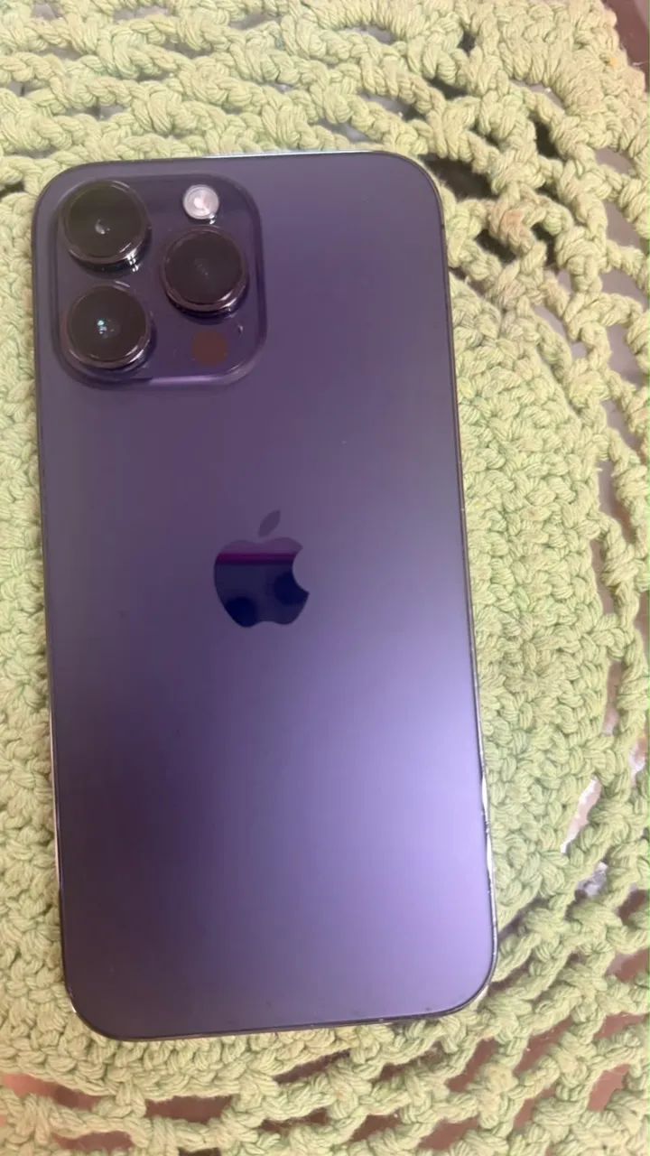 Vendo iPhone 14 Pro Max 256 gigas semi novo nunca feito serviço  - Foto 2