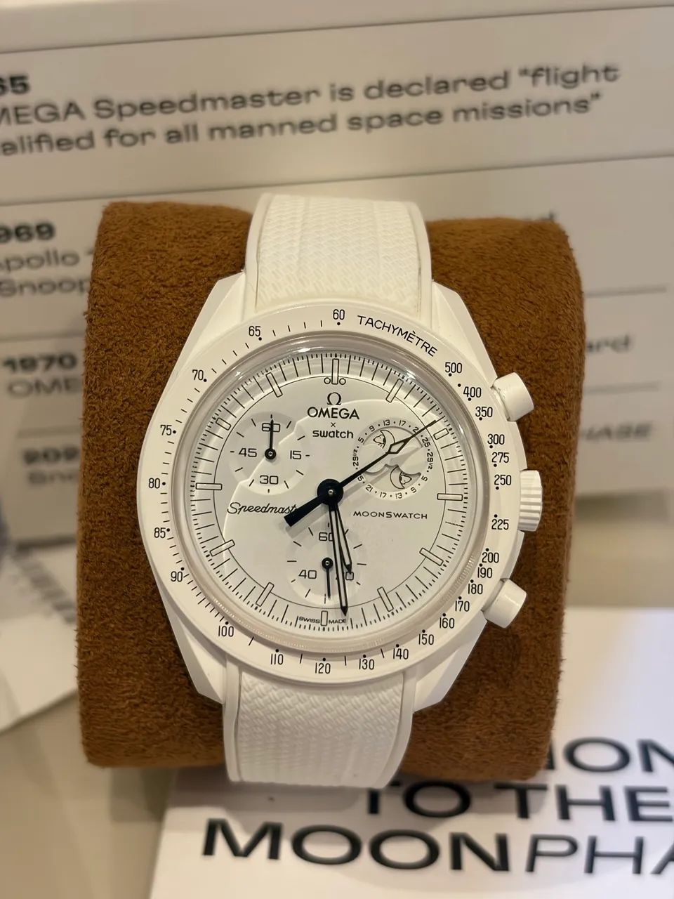 Relógio Omega X Swatch Mission to Moonphase - Foto 2