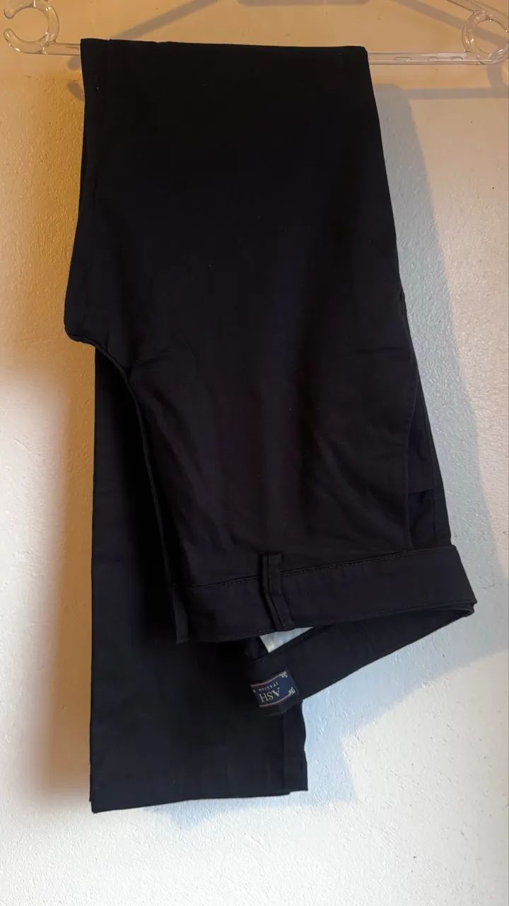 Calça Sarja Preta - Ash Italian Desing - 40 - Foto 3