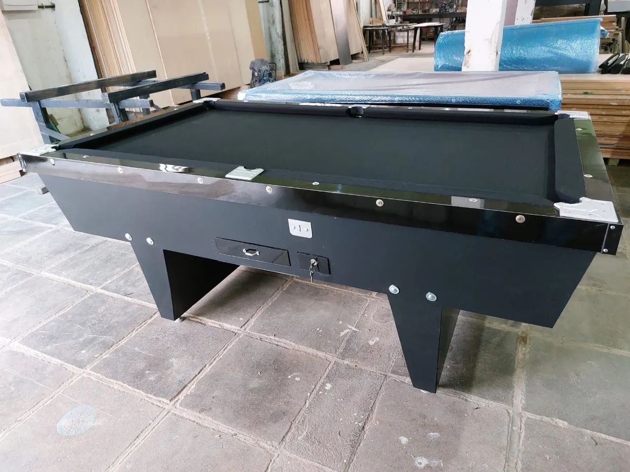 Mesa Sinuca Bilhar Modelo Gaveta  - Foto 5