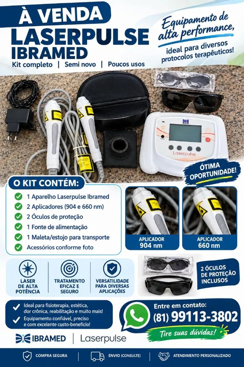 Laserpulse Ibramed 904 e 660 nn