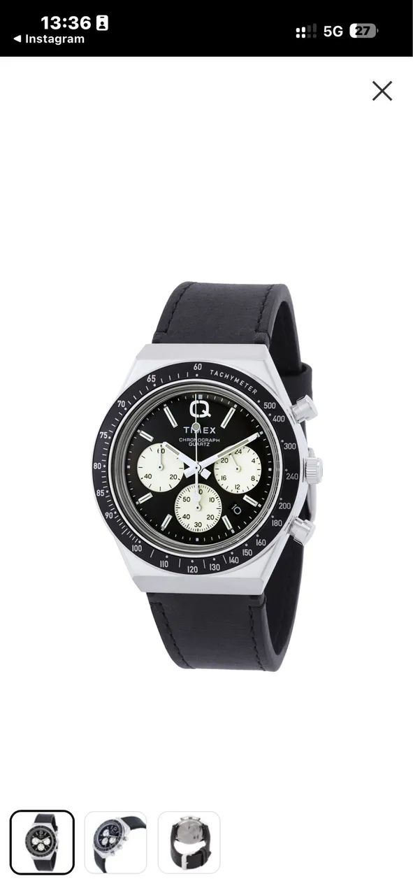 Relógio Timex Q Cronógrafo TW2V42700 - Foto 5
