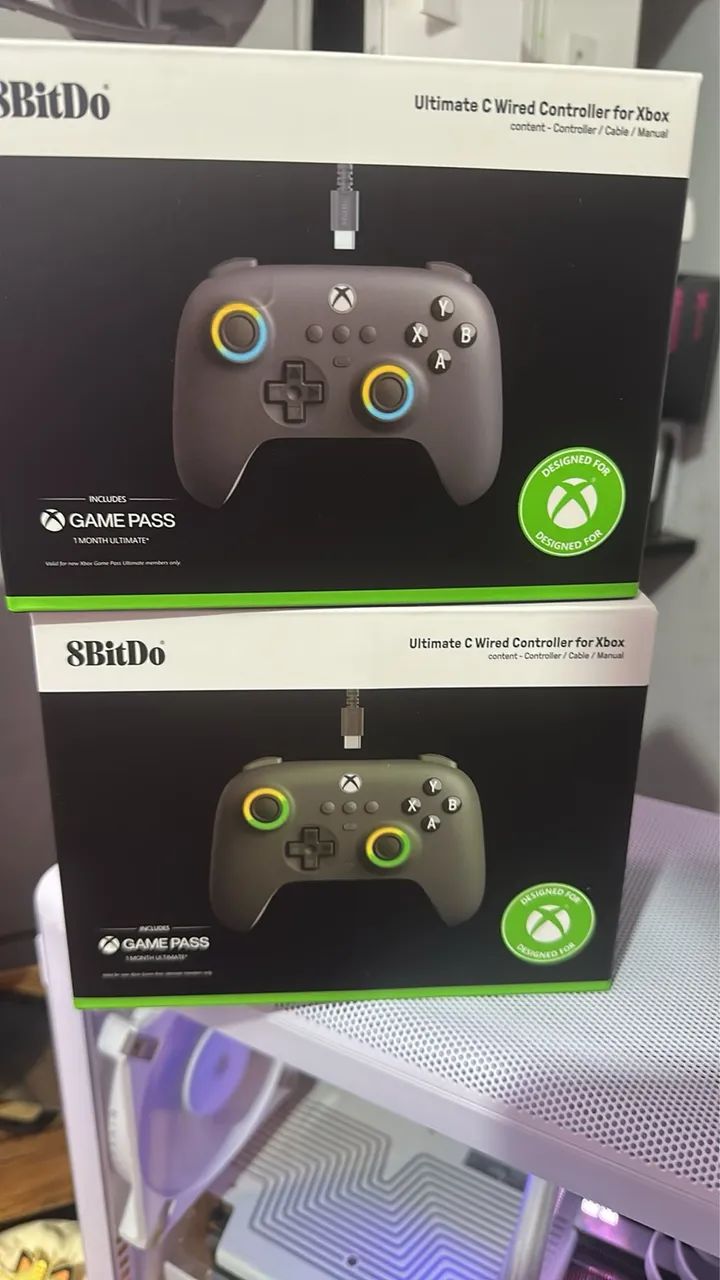 8bitdo Xbox/PC/Android Hall Effect (novo e lacrado)