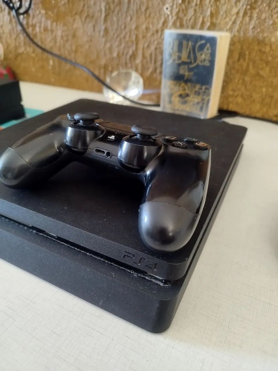 PS4 SLIM + CONTROLE ORIGINAL - Foto 2