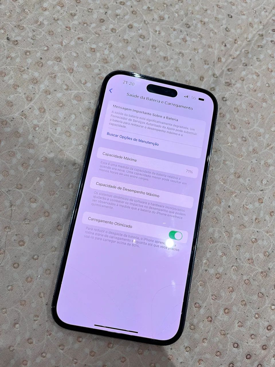 VENDO IPHONE 14 PRO MAX 128GB ROXO - Foto 5