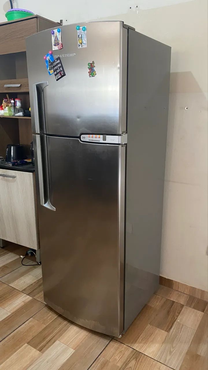 Geladeira Brastemp Inox Frost Free Duplex