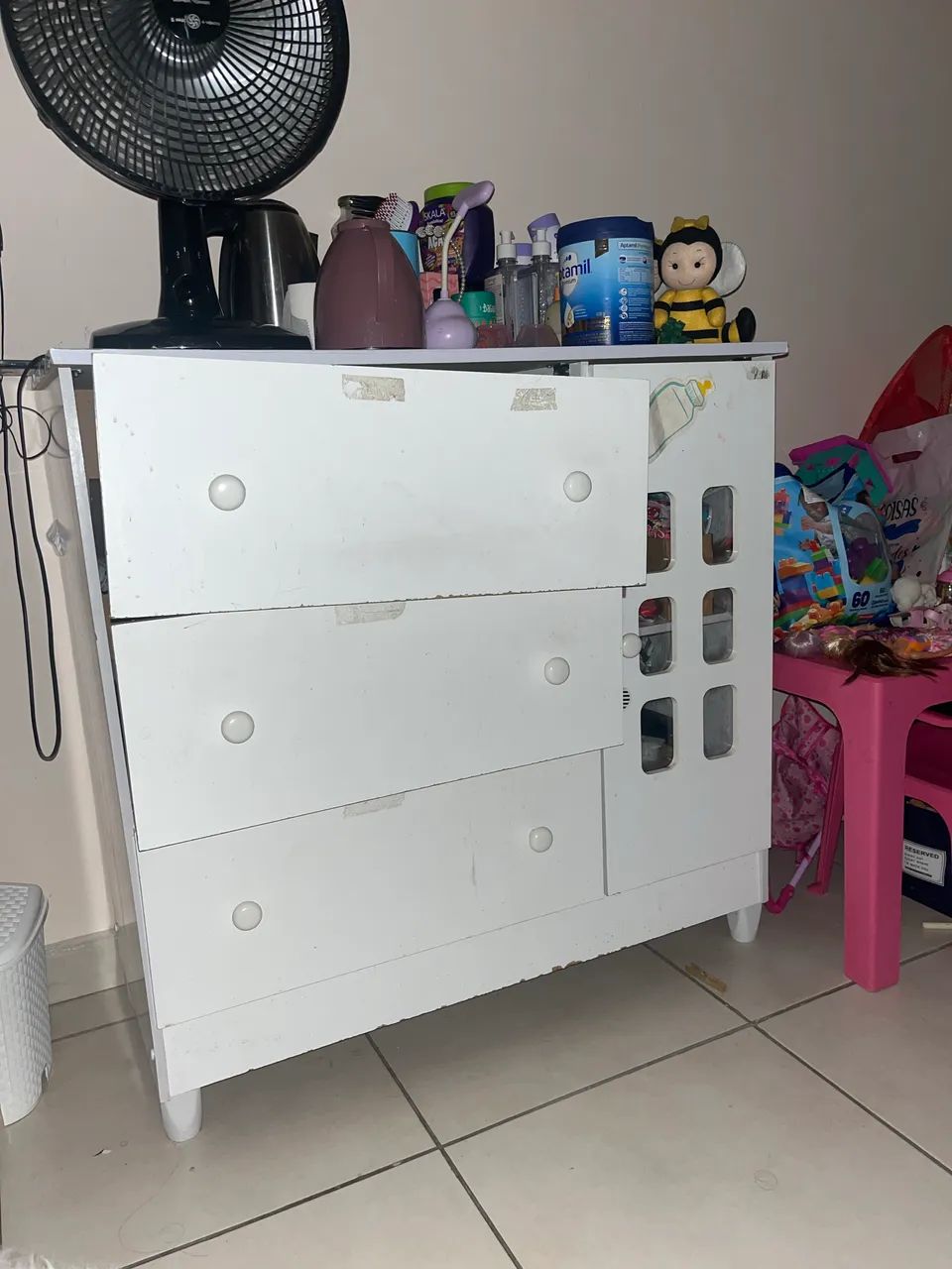 Cômoda bebê para doação