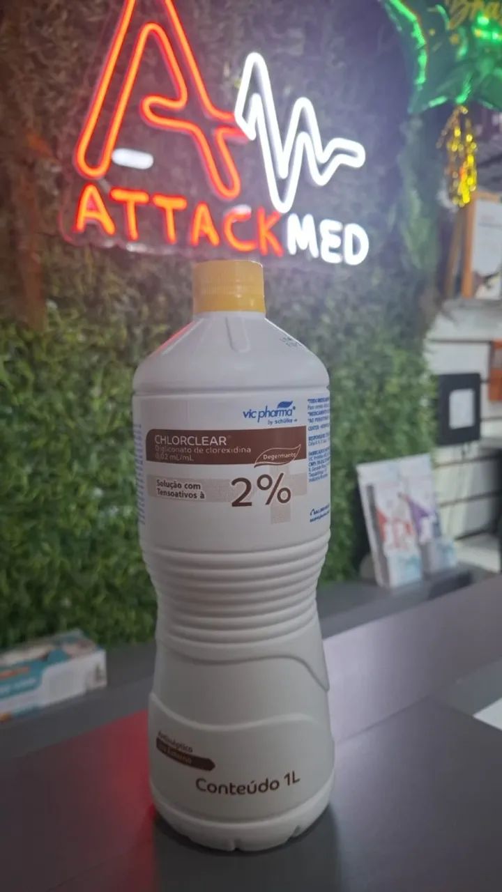 Clorexidina Degermante 2% Chlorclear 1L - VicPharma