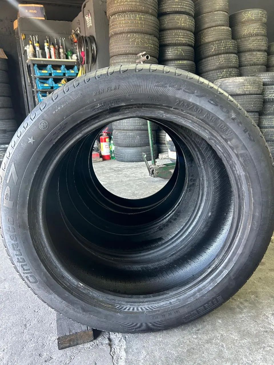 Pneus Pirelli Cinturato P7 245/50/19 105w Run Flat  - Foto 6