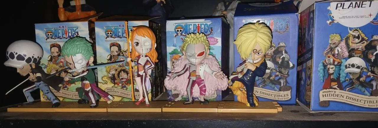 coleçao rara mighty jaxx one piece originais com caixa - Hobbies e