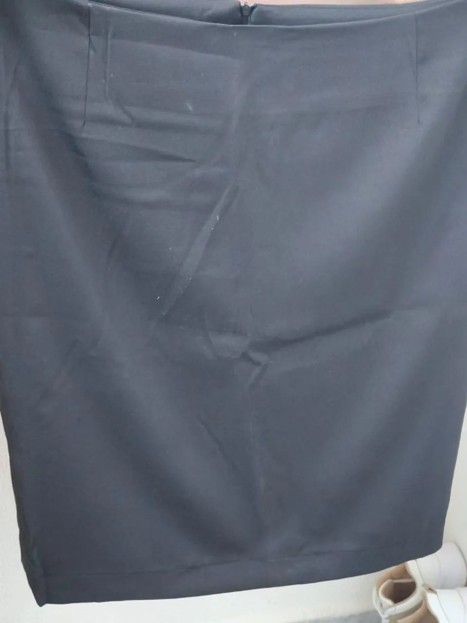 Conjunto social blazer e saia preta plus size - Foto 3