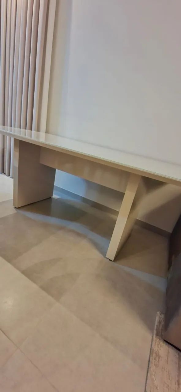 Mesa de vidro 1.80 × 1.00