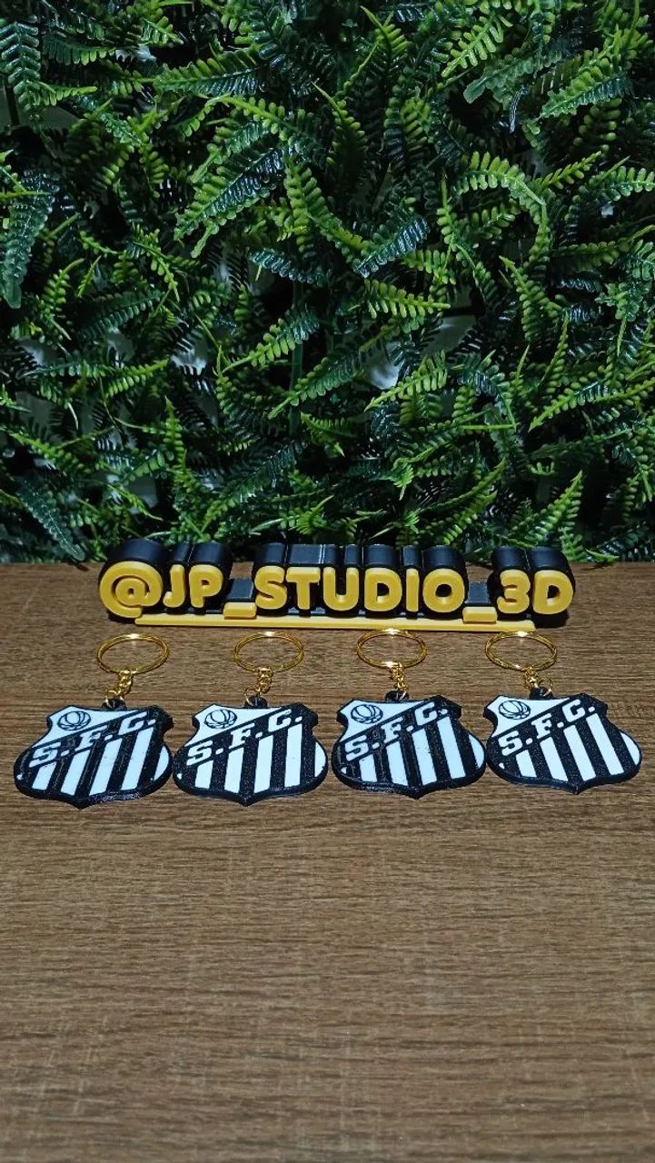 Kit 4 chaveiros do Santos FC - Foto 4