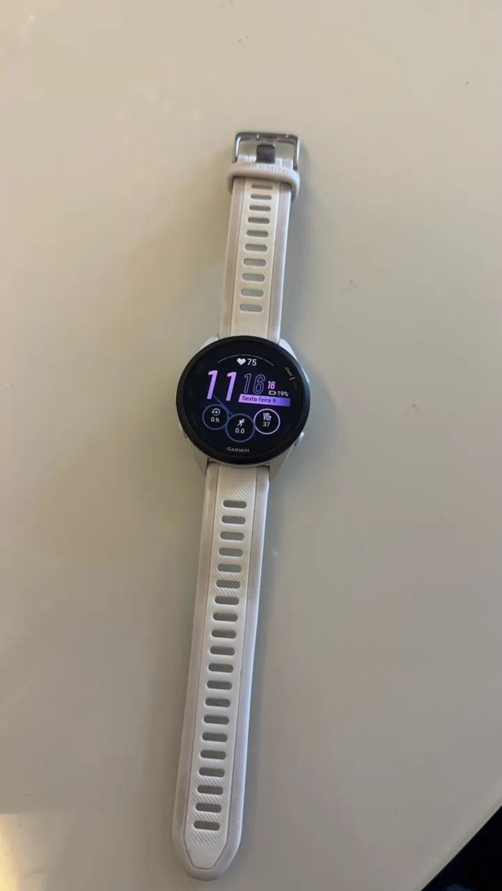 Relógio Garmin forerunner 165 branco 