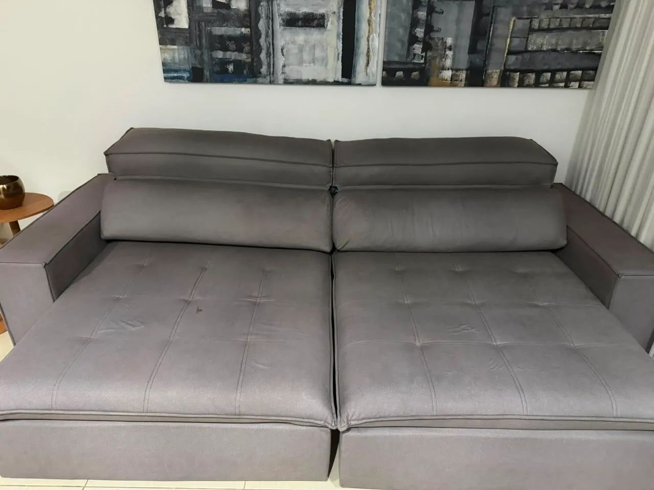 Lindo sof á de 4 lugares... - Foto 2
