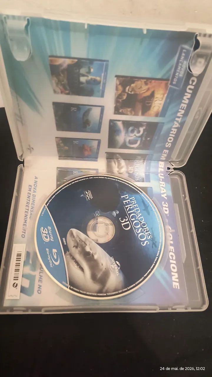 Blu-ray 3D predadores Perigosos ótimo estado  - Foto 4