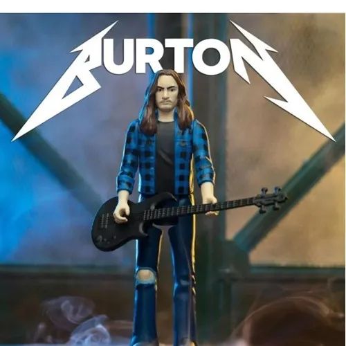 Super7 Cliff Burton (Flannel) ReAction 3.75 polegadas Action Figure - Foto 3