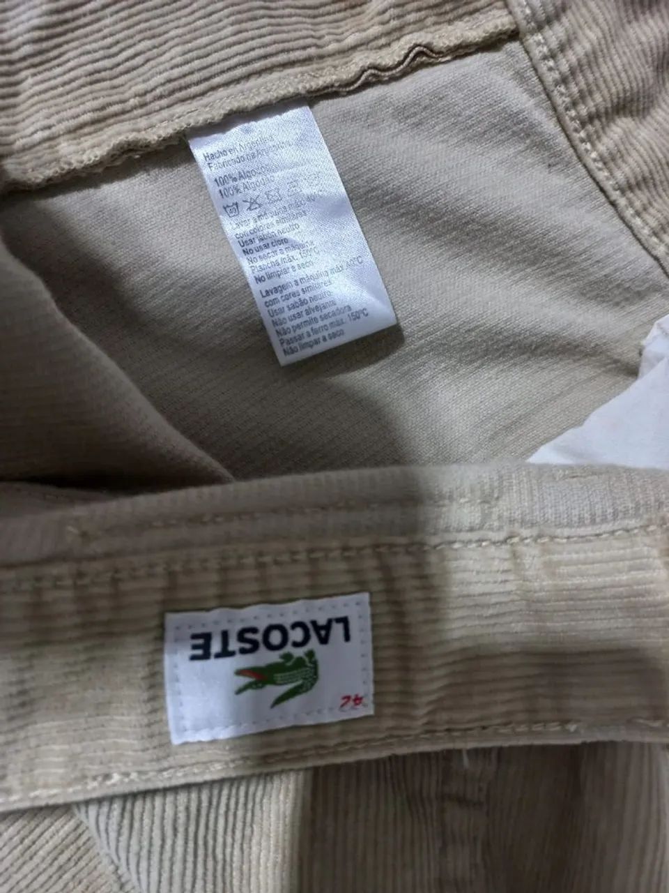 Calça masculina Lacoste tamanho 42 - Foto 2