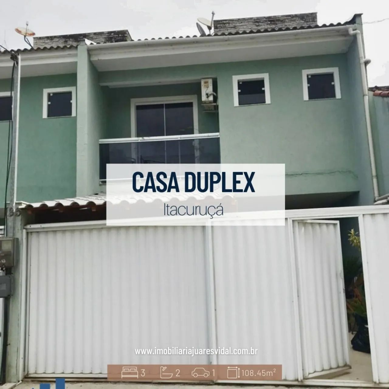 Casa com 3 quartos em Itacuruçá