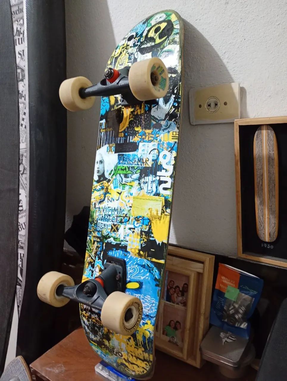 Skate simulado de surf nitro SK8 de 32 polegadas e rodas sector 9  - Foto 3