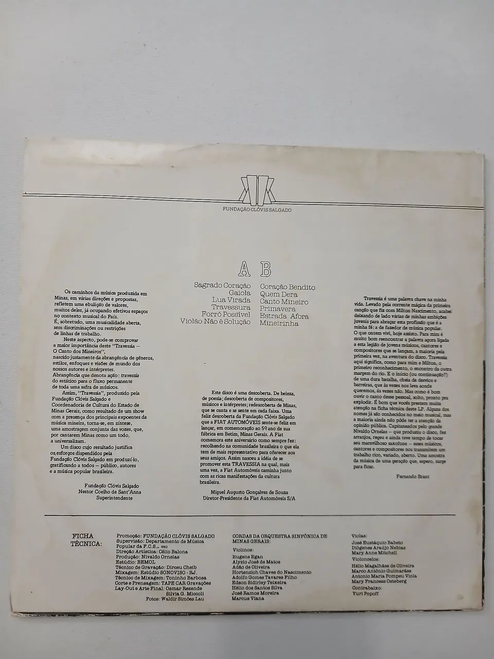 Lp travessia o canto dos mineiros usado  - Foto 2