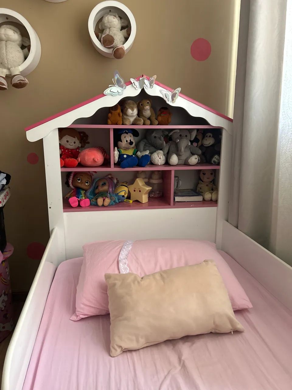 Cama casinha rosa - Foto 3