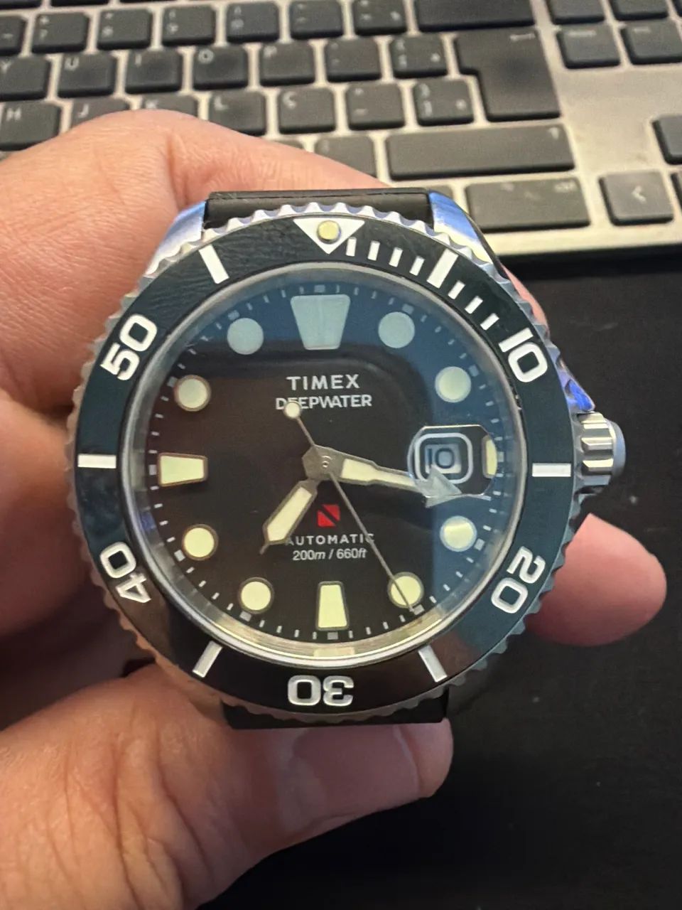 Relógio timex deepwater automático 