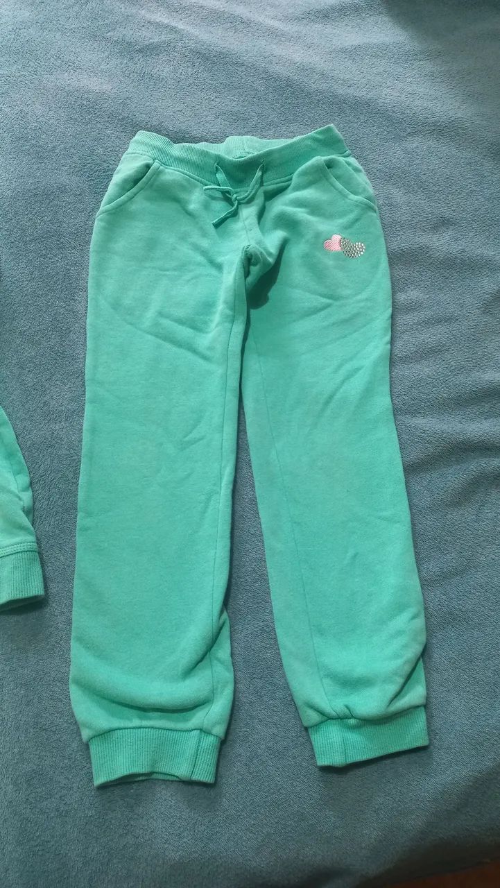 Conjunto de moletom verde infantil - Foto 2
