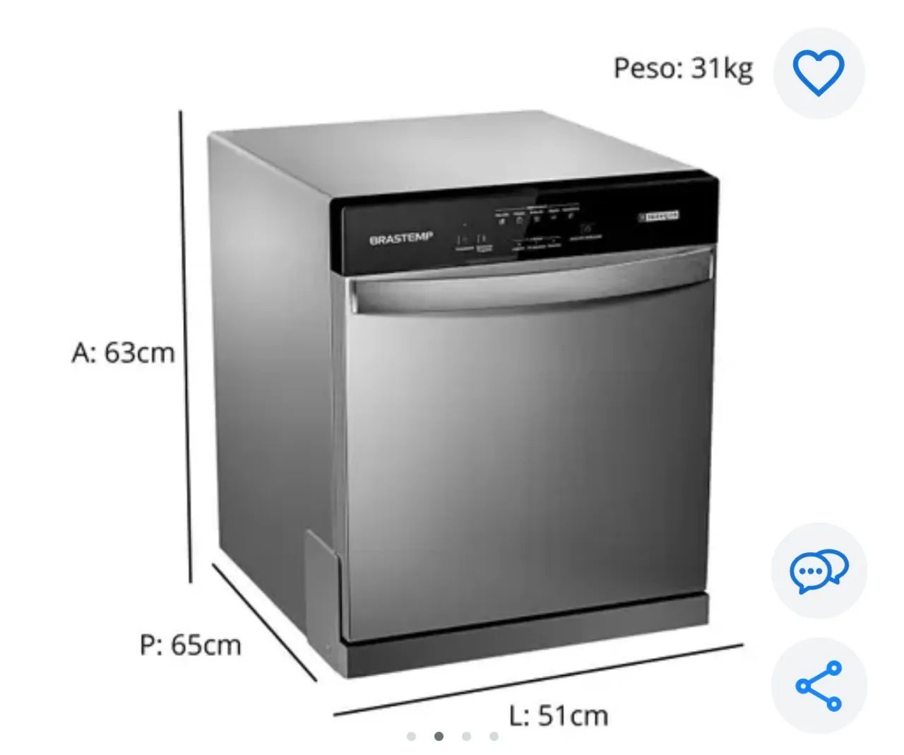 Lava louças Brastemp 8 serviços   - Foto 3