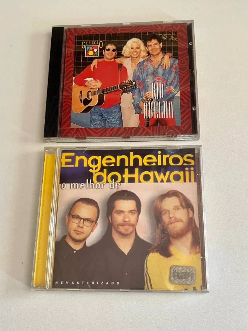 Kit 2 CDs geração anos 80: Kid Abelha e Engenheiros do Hawaii 