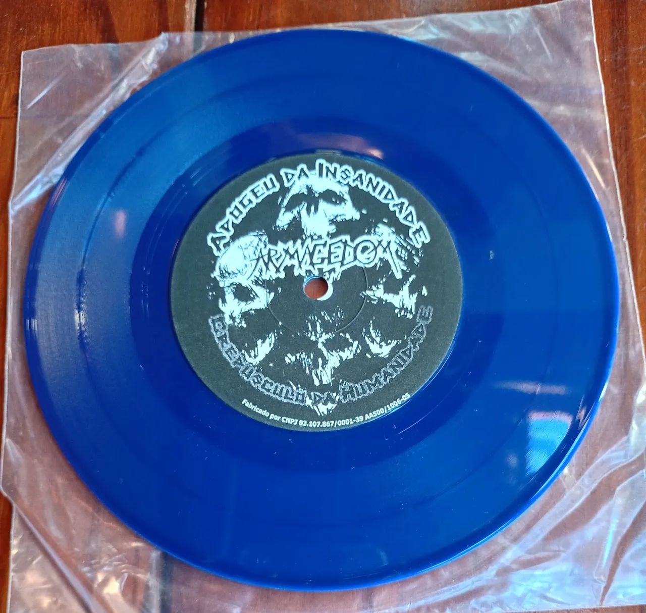Vinil Armagedom - Apogeu da Insanidade / Crepúsculo da Humanidade Compacto 7 polegadas HC - Foto 2