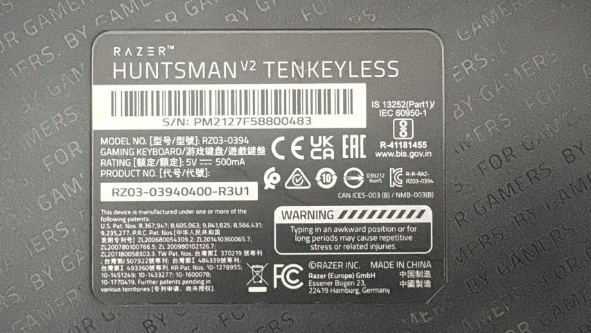 Teclado Razer Huntsman v2 Tenkeyless - Foto 2