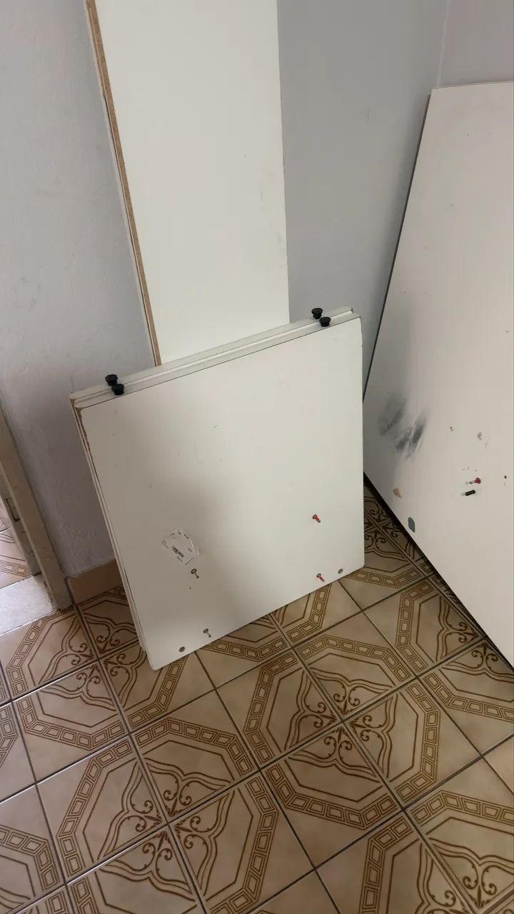 Mesa Grande (2,45m) - MDF Branca - Oportunidade! - Foto 3
