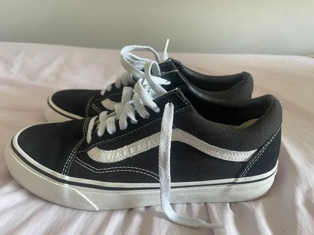 tênis vans old skool preto 38 - Foto 3