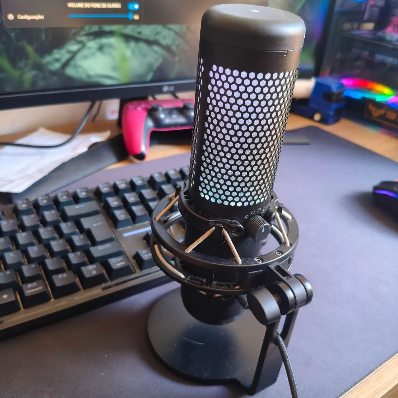 Microfone hyperX QuadCast S - Foto 3