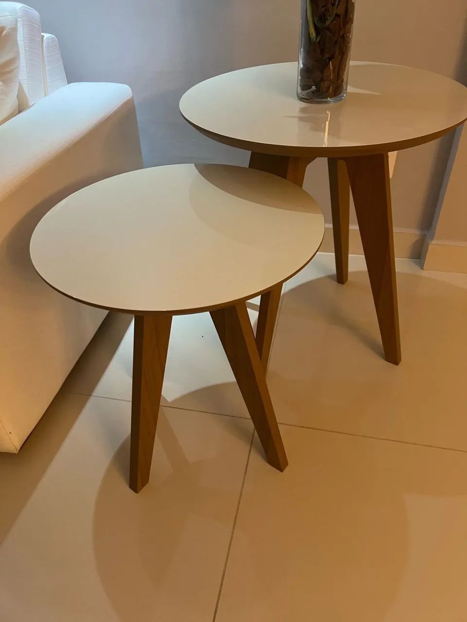 Mesas laterais sala 