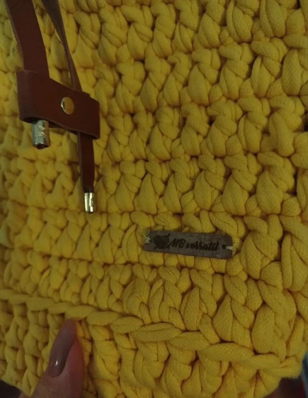 Bolsa de fio de malha  - Foto 4