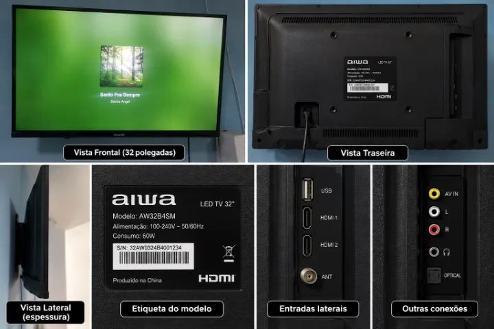 OPORTUNIDADE! 2 TVs + 2 APARELHOS DE SOM - VENDO JUNTO OU SEPARADO!  - Foto 5