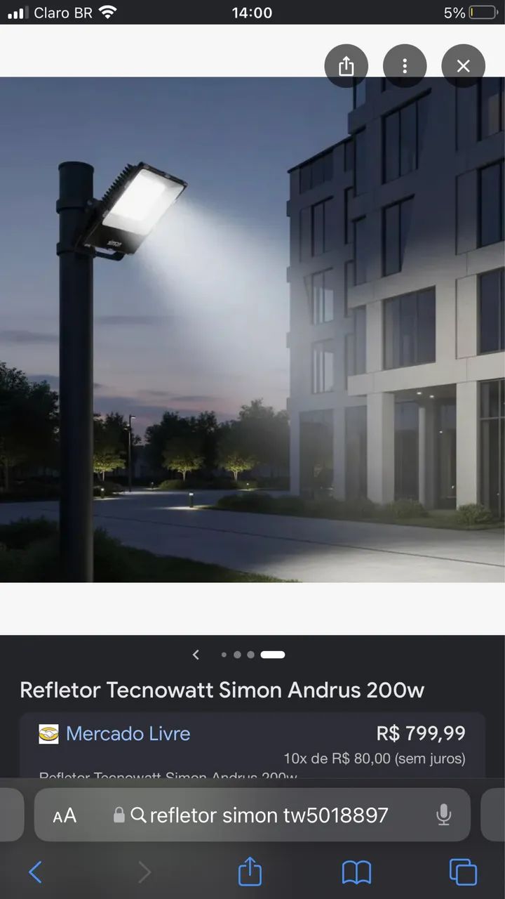 Refletor Simon 200w  - Foto 2