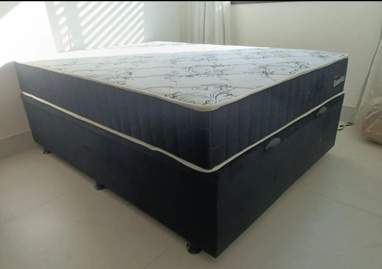 Cama box baú molas ensacadas blackkk - Foto 3