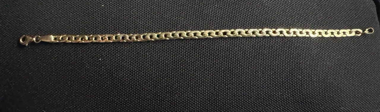 Pulseira de Ouro 18K Maciça 8g - Foto 3