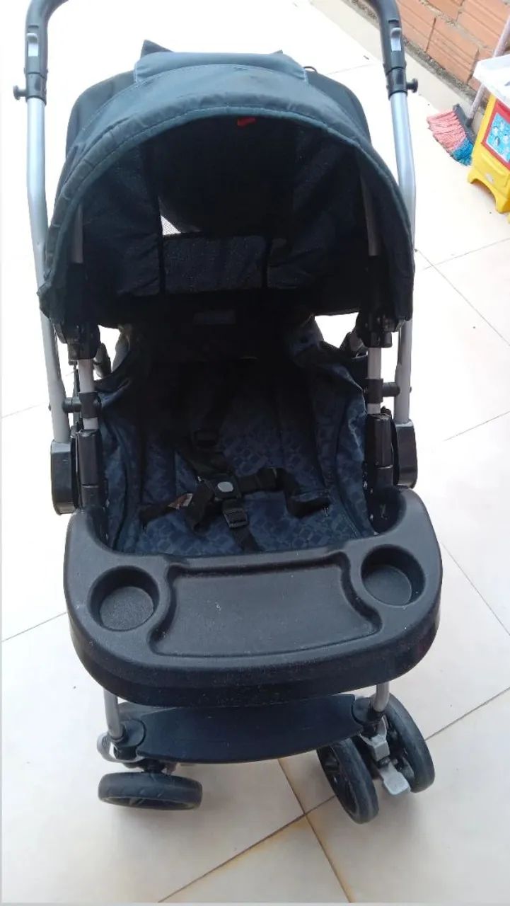 Carrinho+bebê conforto Burigotto  - Foto 3
