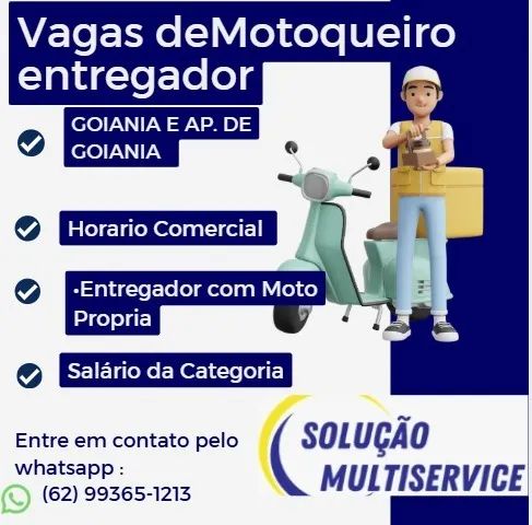 Vagas para Motoqueiros