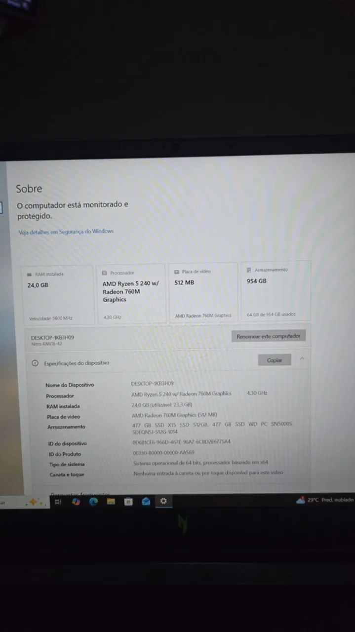 Notibuk nitro gemer  - Foto 3
