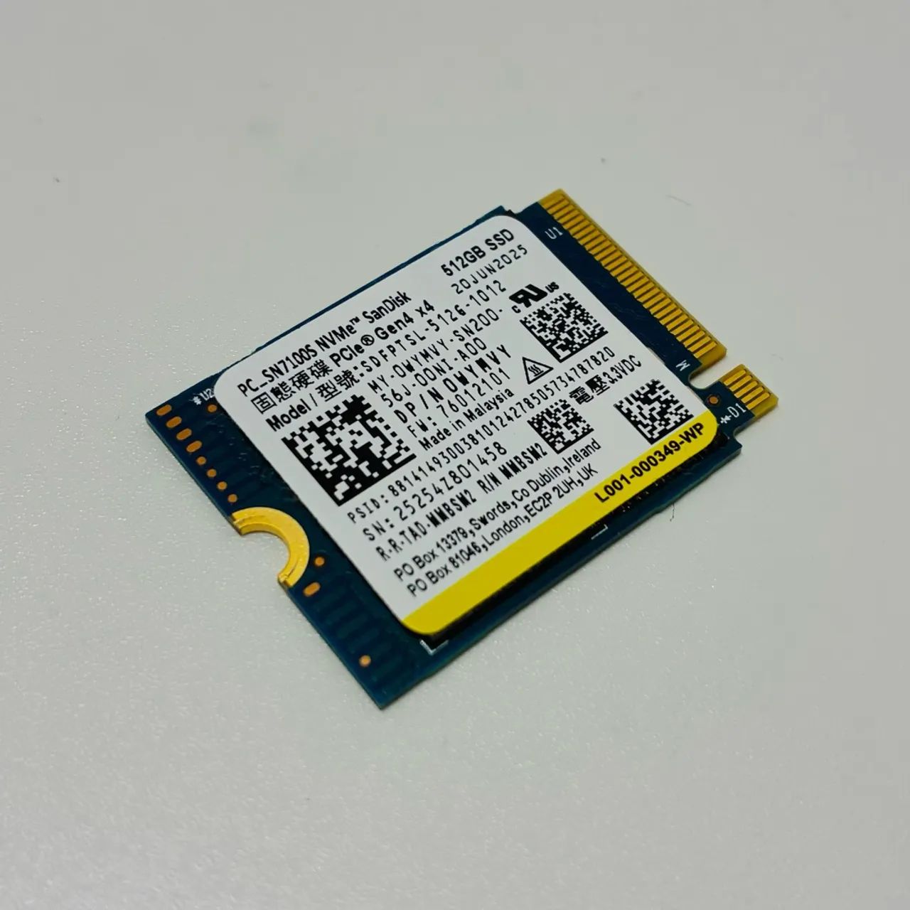 SSD Sandisk SN7100S 512GB - Compatível com PS5 - Foto 2