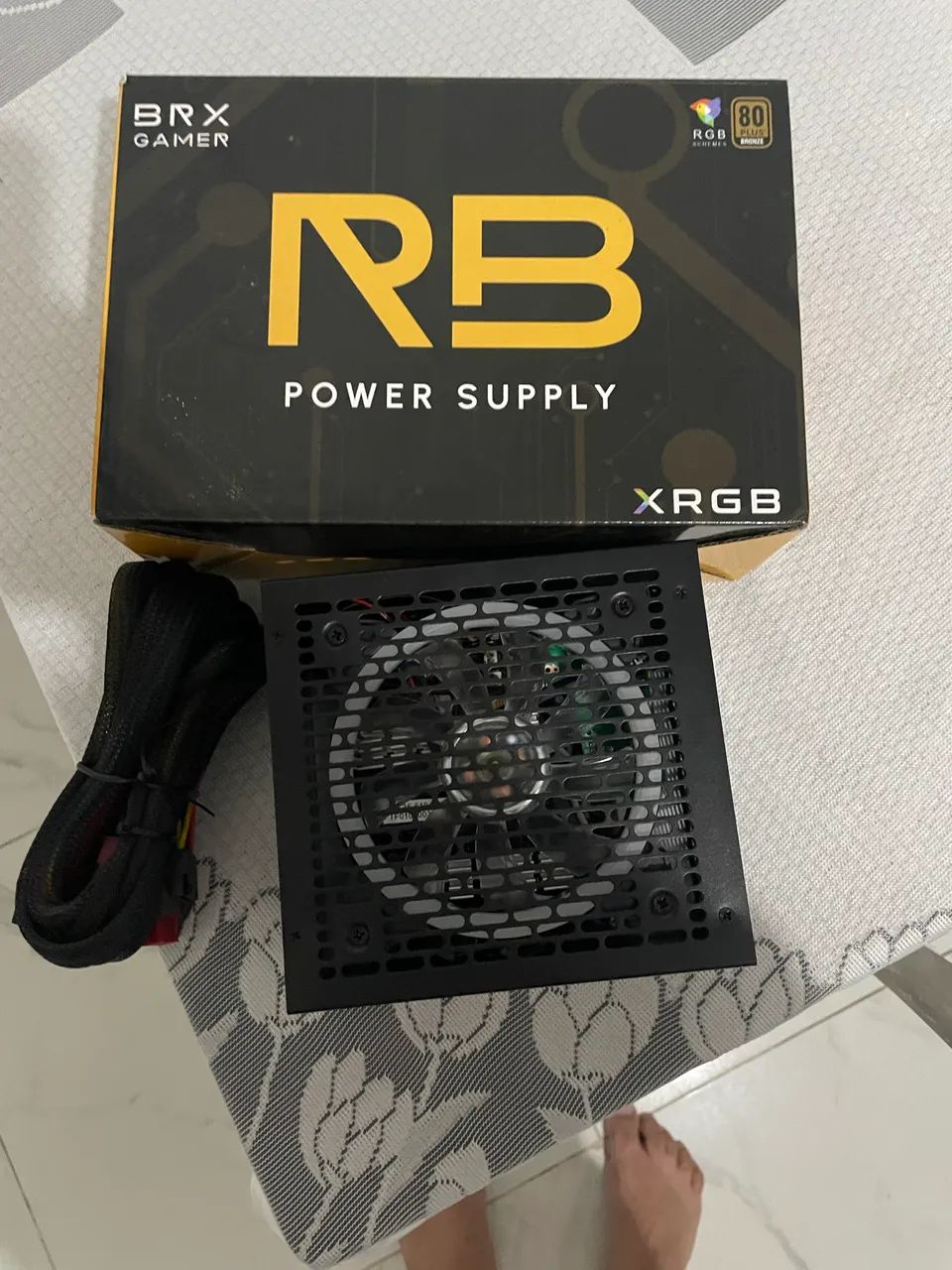 Fonte RB 750w plus bronze + pfc ativo (NOVA) - Foto 2