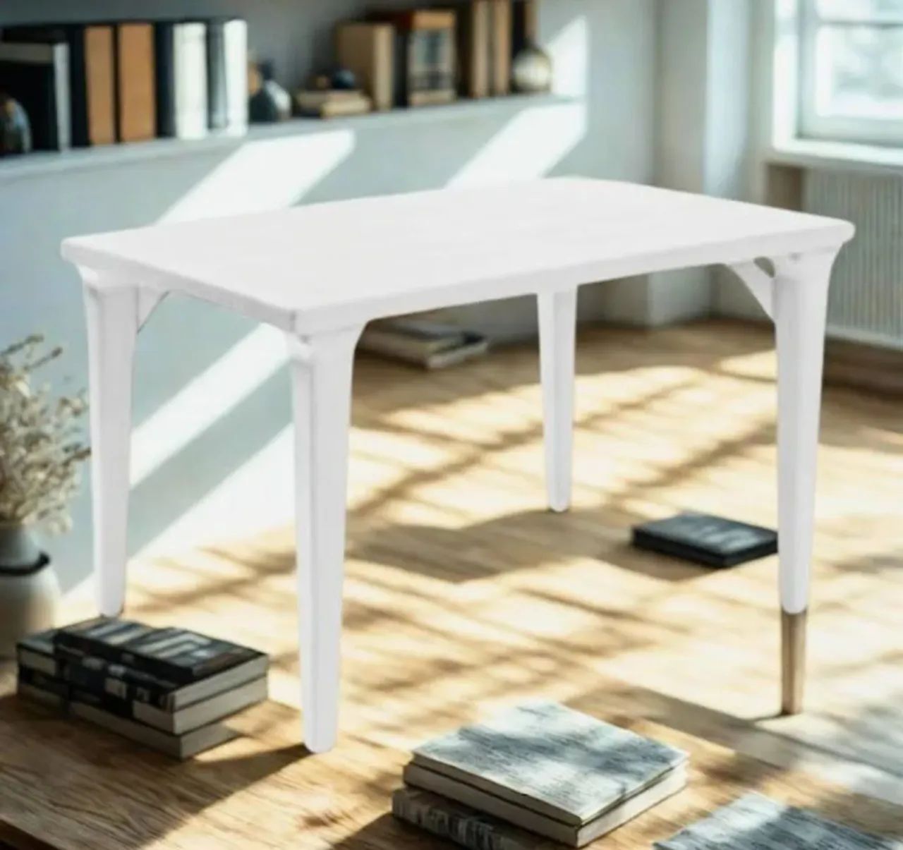 Mesa plastica desmontavel 1.20x80 produto novo de fábrica 